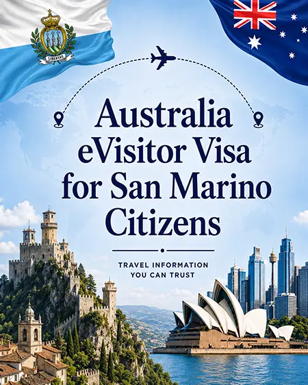 Australia eVisitor Visa information for Sammarinese citizens travelling to Australia