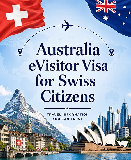 Australia eVisitor Visa information for Swiss citizens travelling to Australia